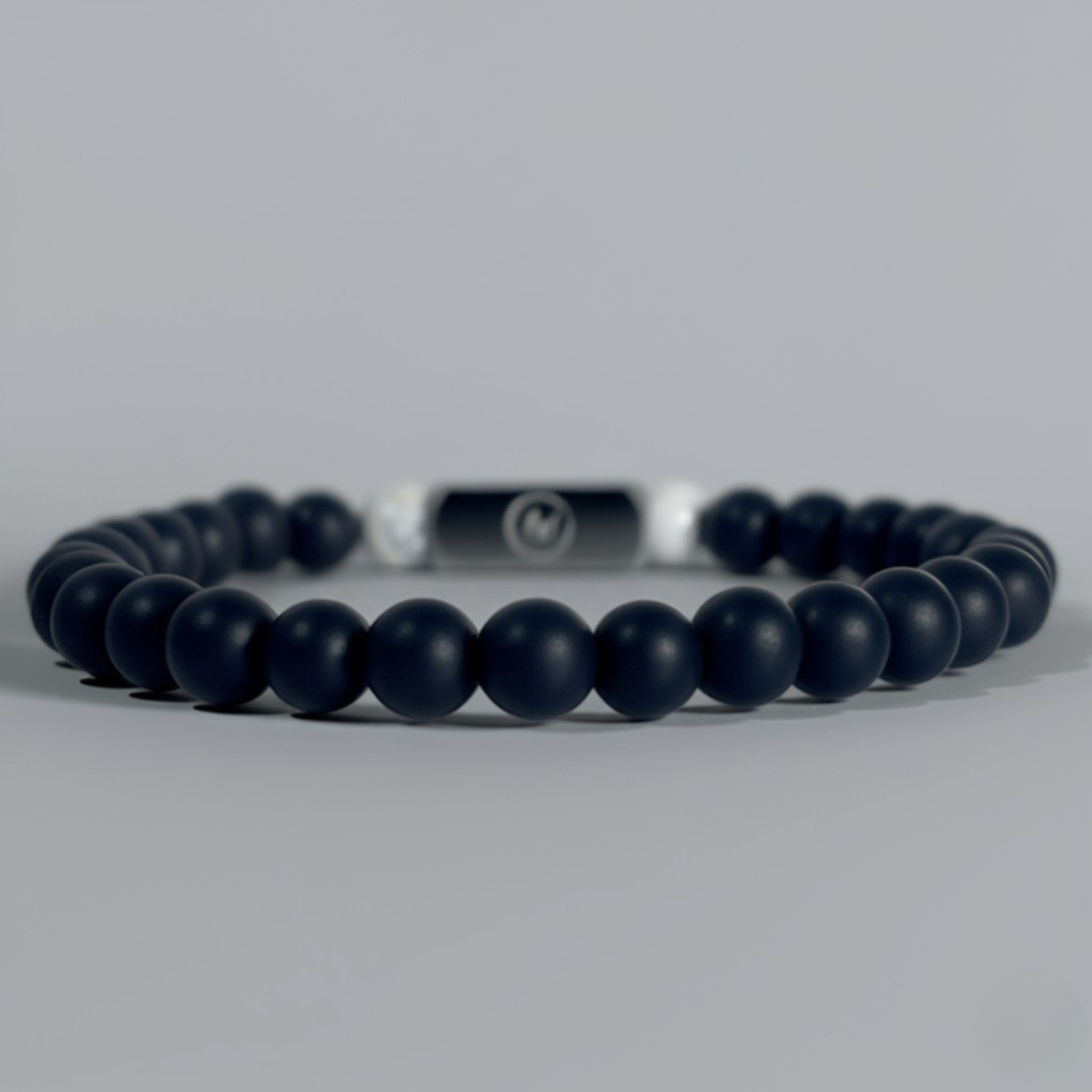Malachite Beaded Bracelet I 6mm Onyx - Arvuzi