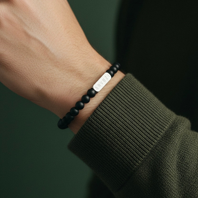 Onyx Noir Bracelet 6mm