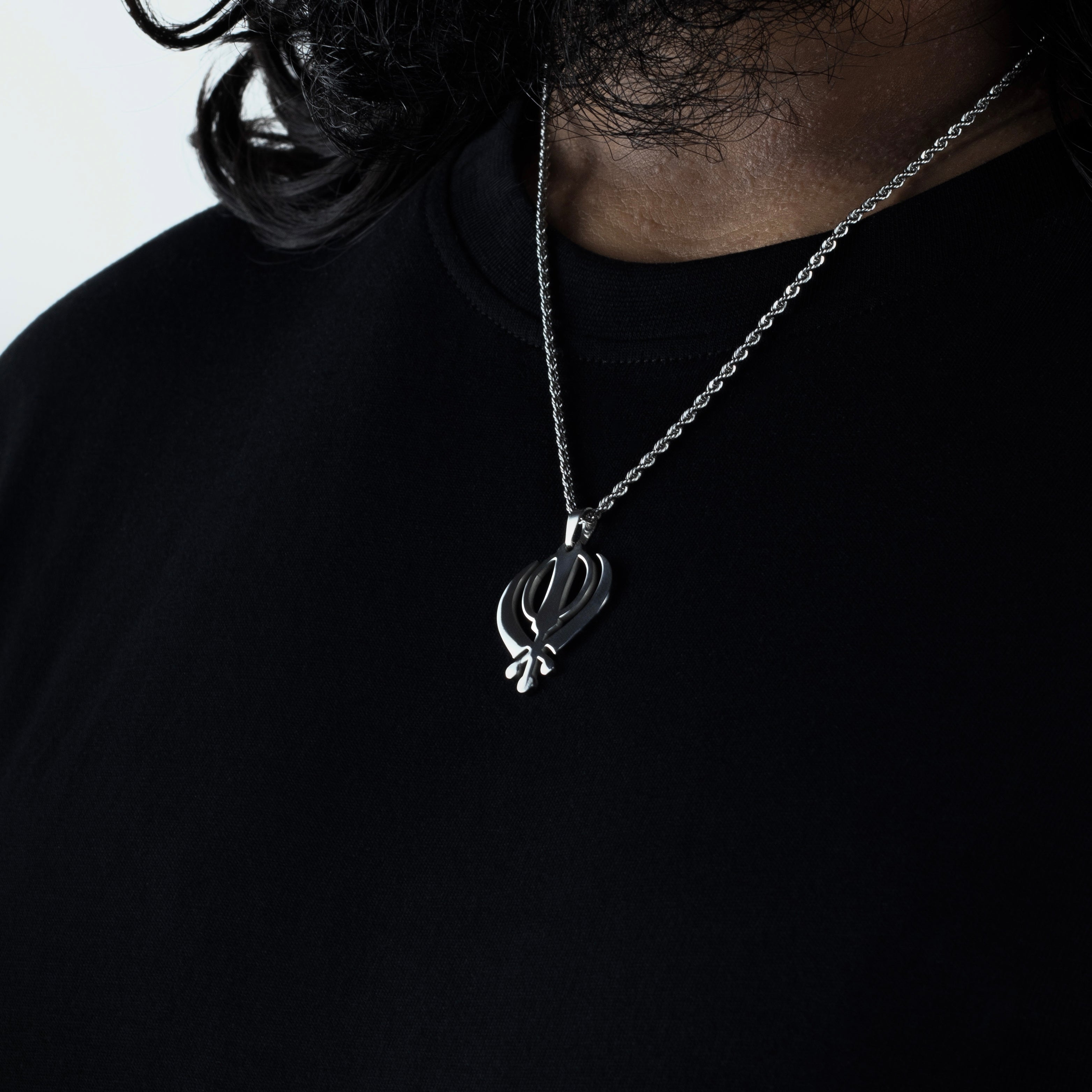 KHANDA PENDANT - SILVER - Arvuzi