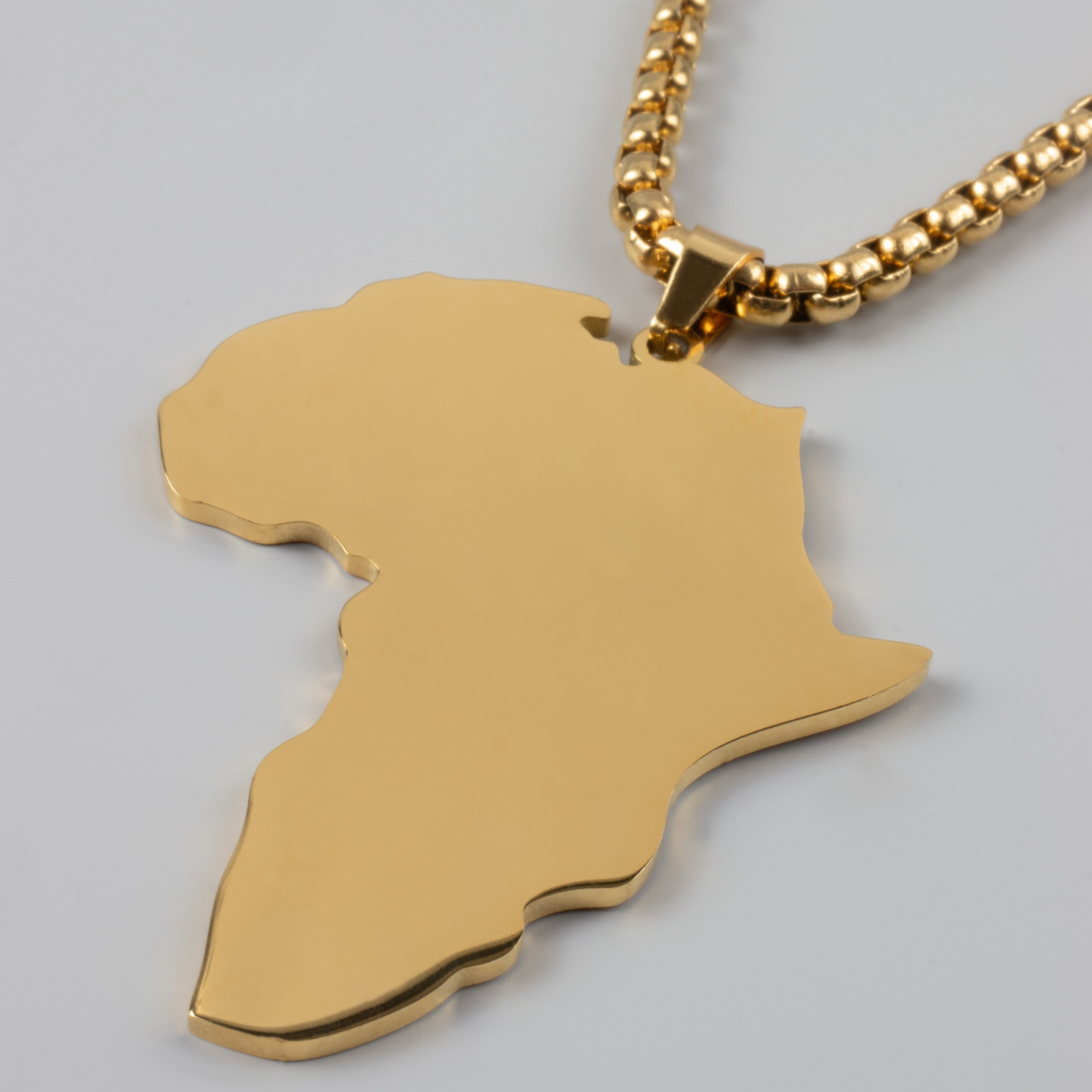 AFRICA PENDANT - GOLD - Arvuzi