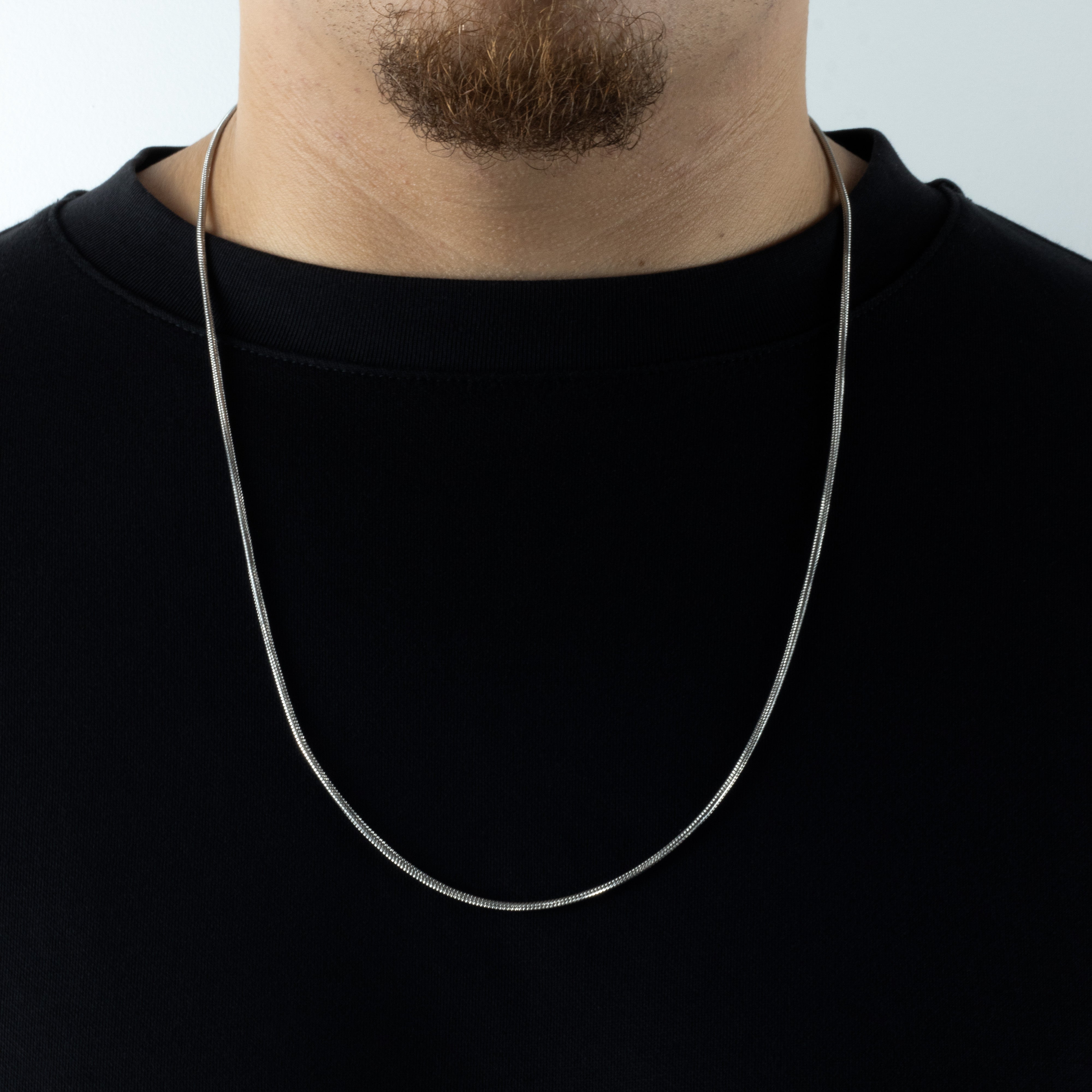SNAKE CHAIN - SILVER - Arvuzi
