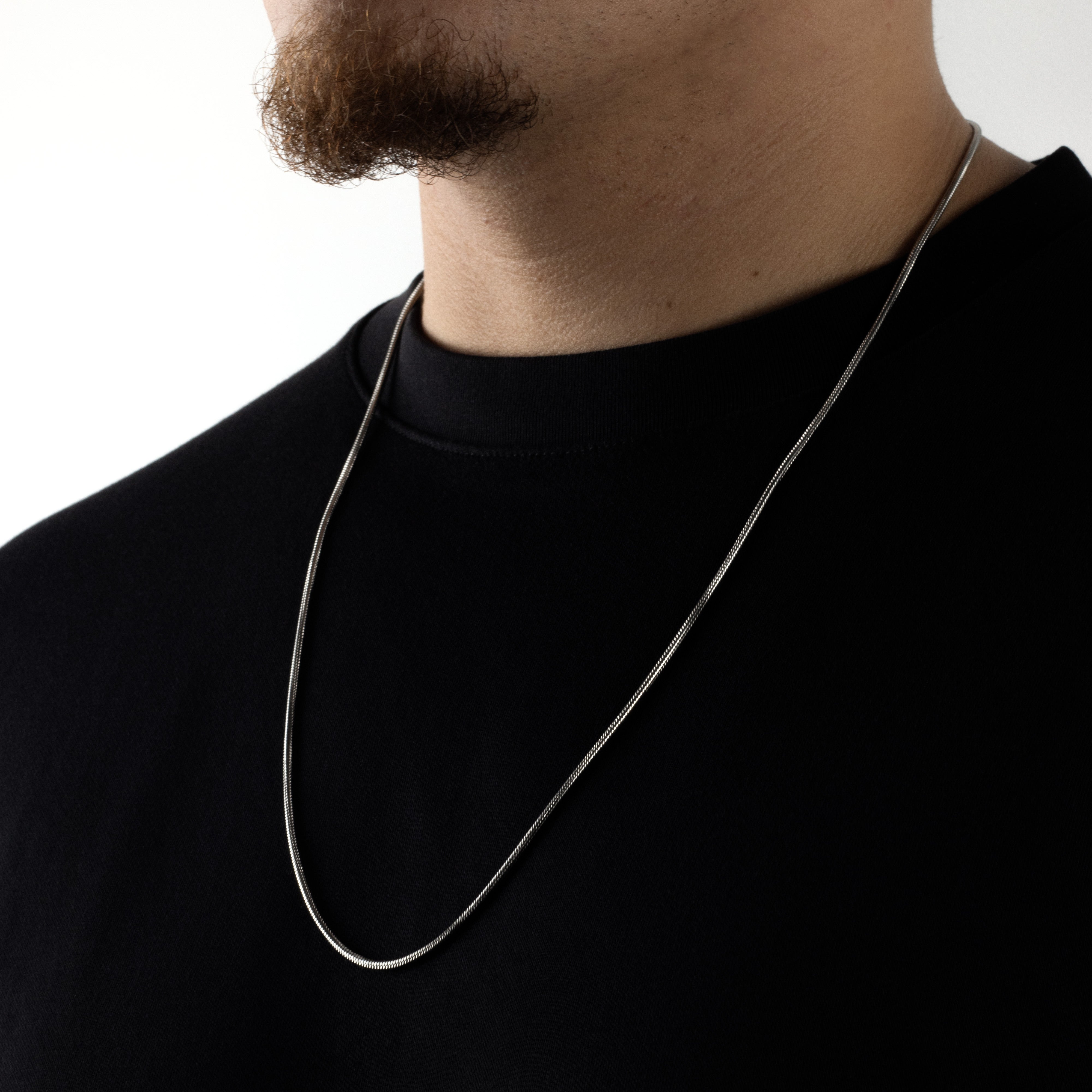 SNAKE CHAIN - SILVER - Arvuzi