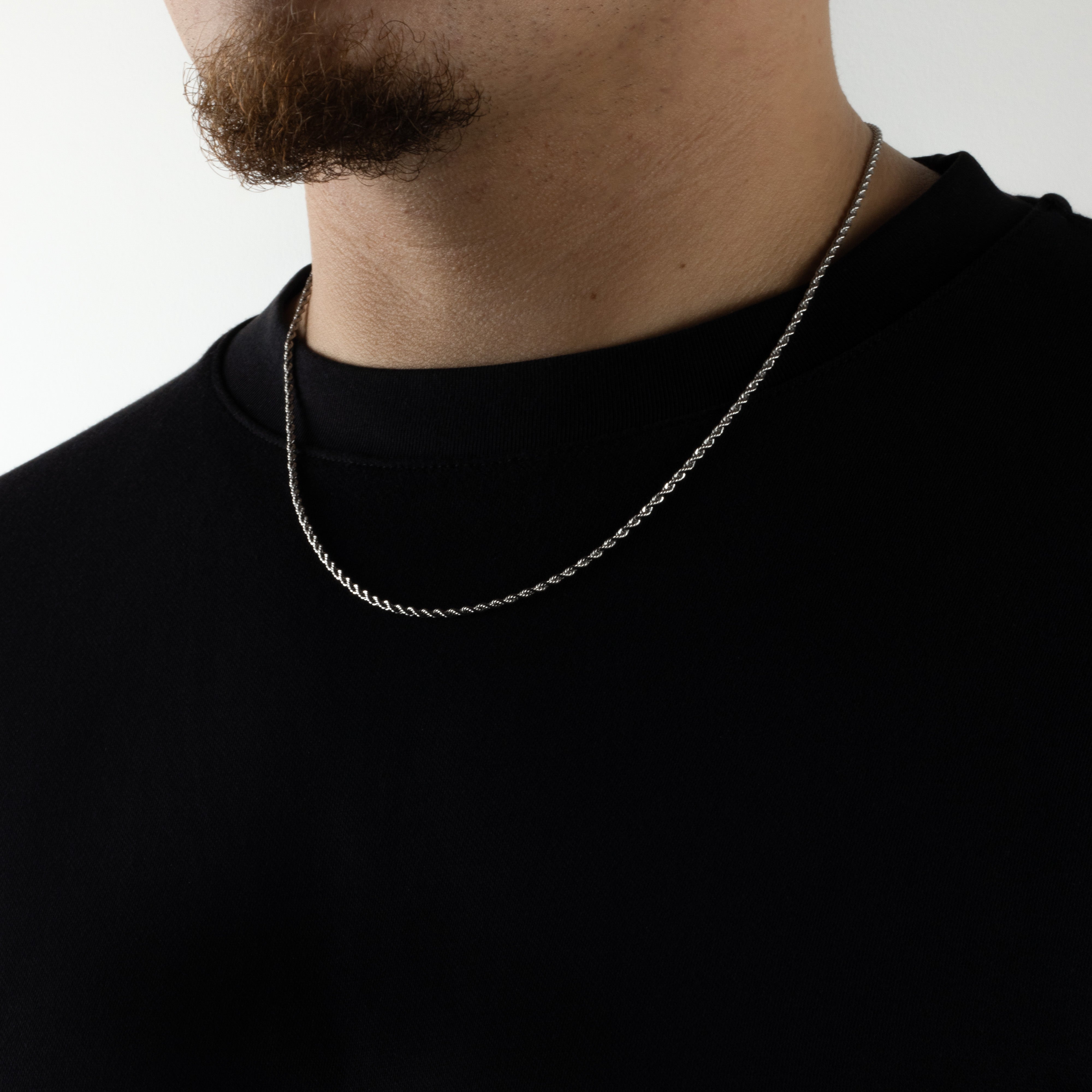 ROPE CHAIN - SILVER - Arvuzi