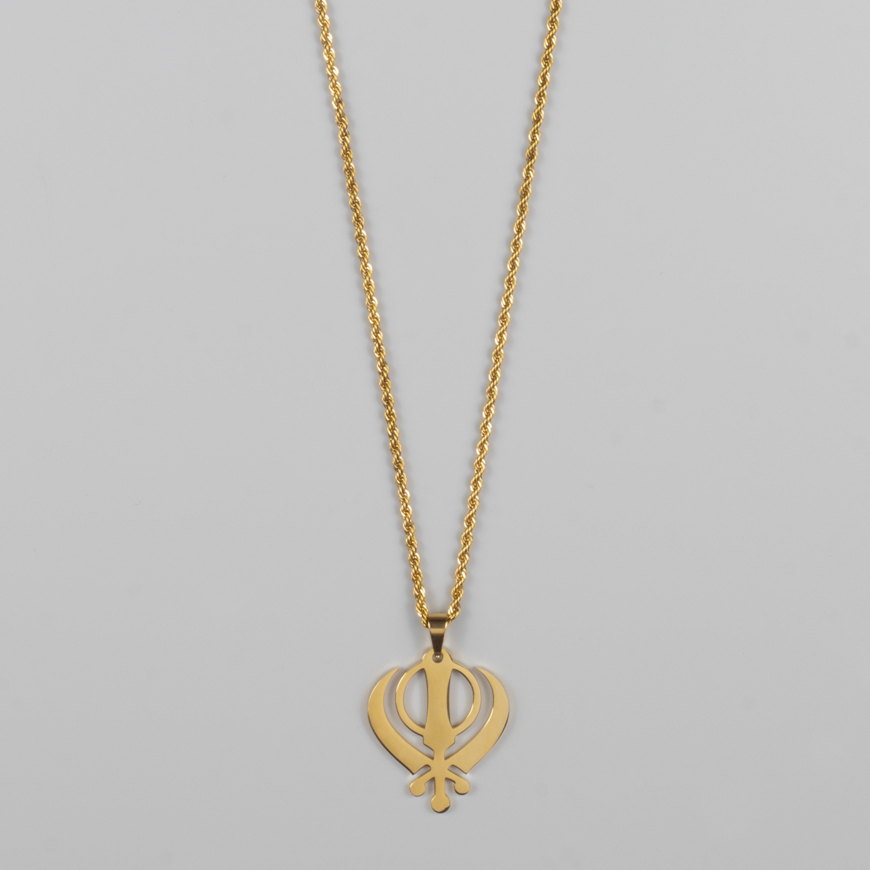 KHANDA PENDANT - GOLD - Arvuzi