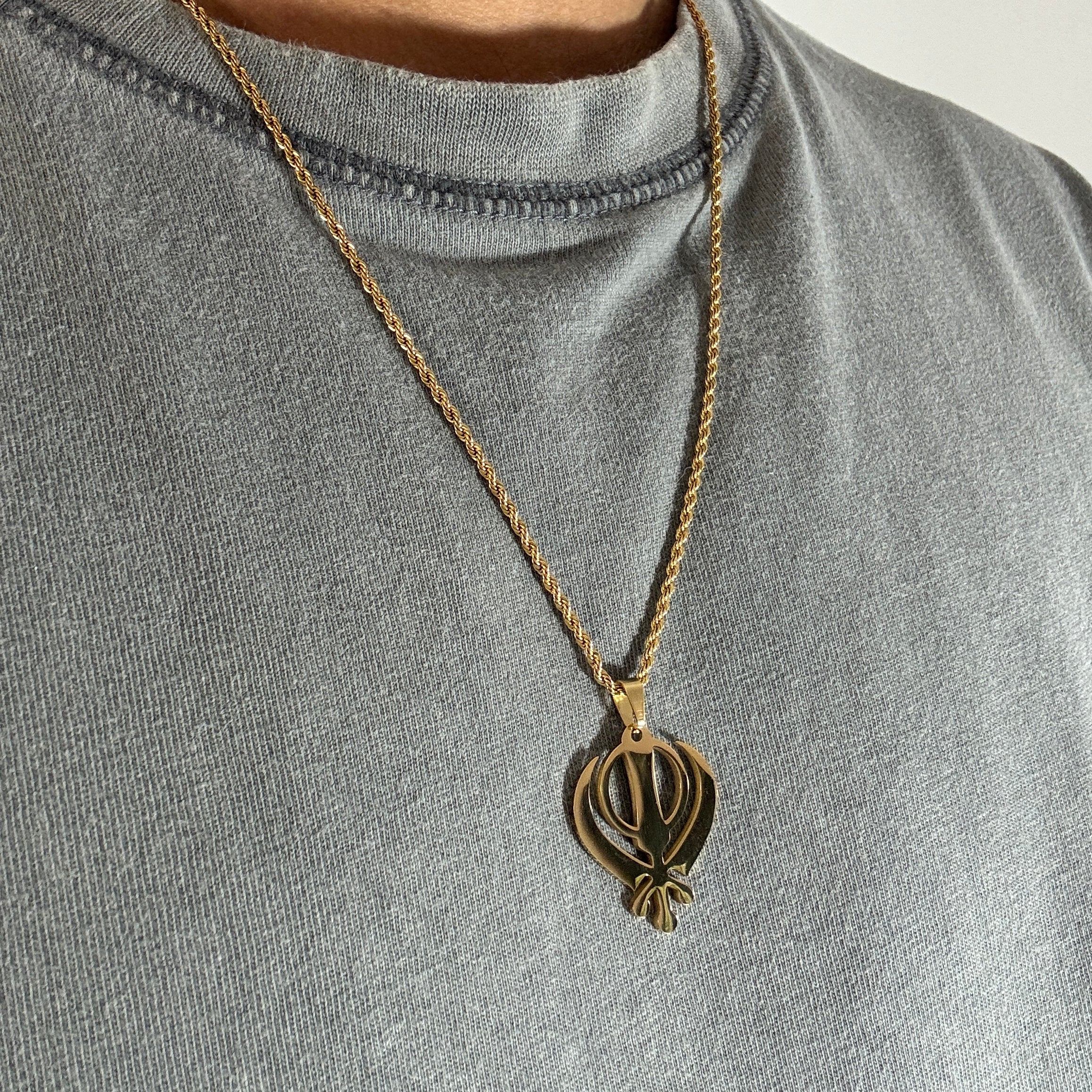 KHANDA PENDANT - GOLD