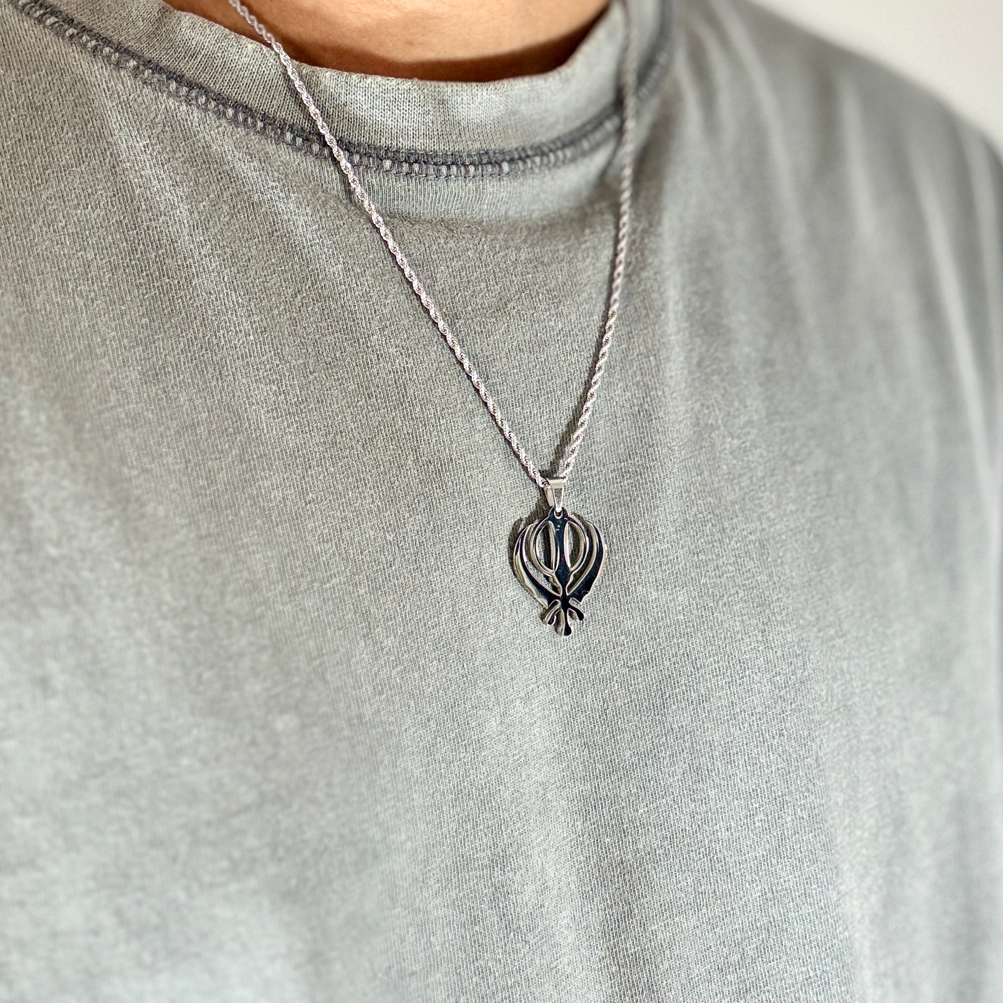 KHANDA PENDANT - SILVER