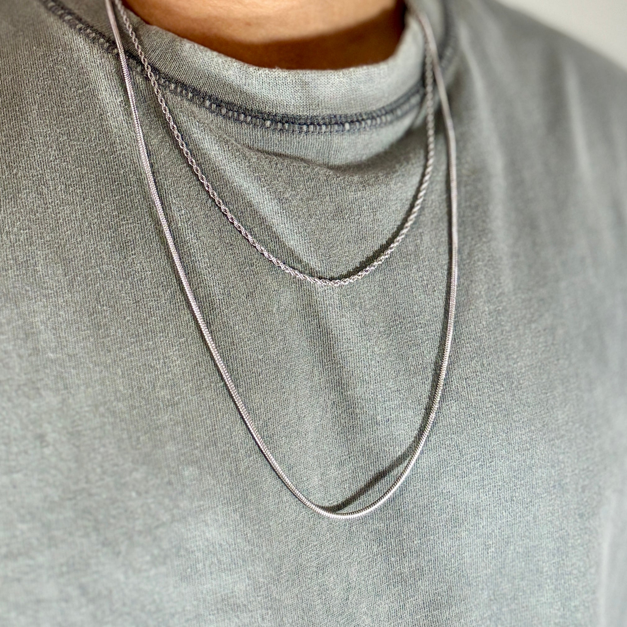 SNAKE CHAIN - SILVER