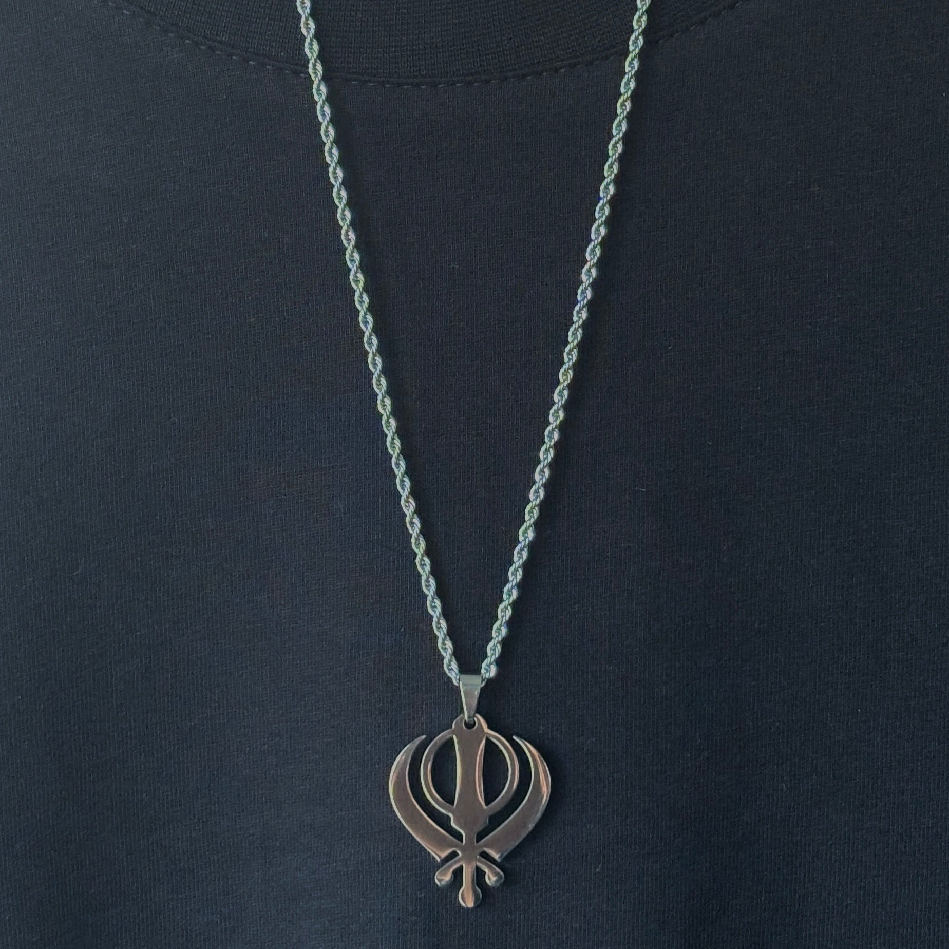 KHANDA PENDANT - SILVER