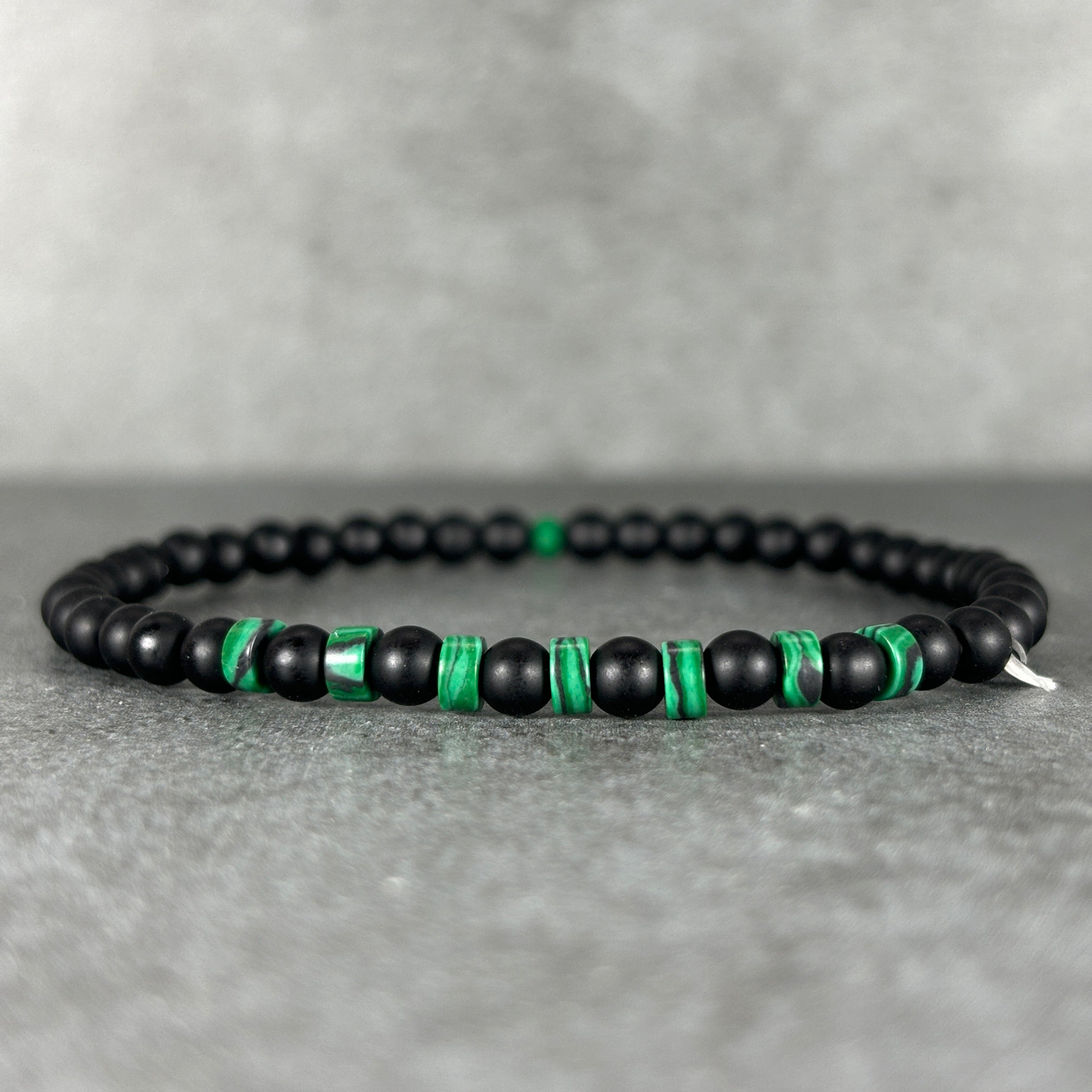 Jayda 4mm Beaded Onyx Bracelet